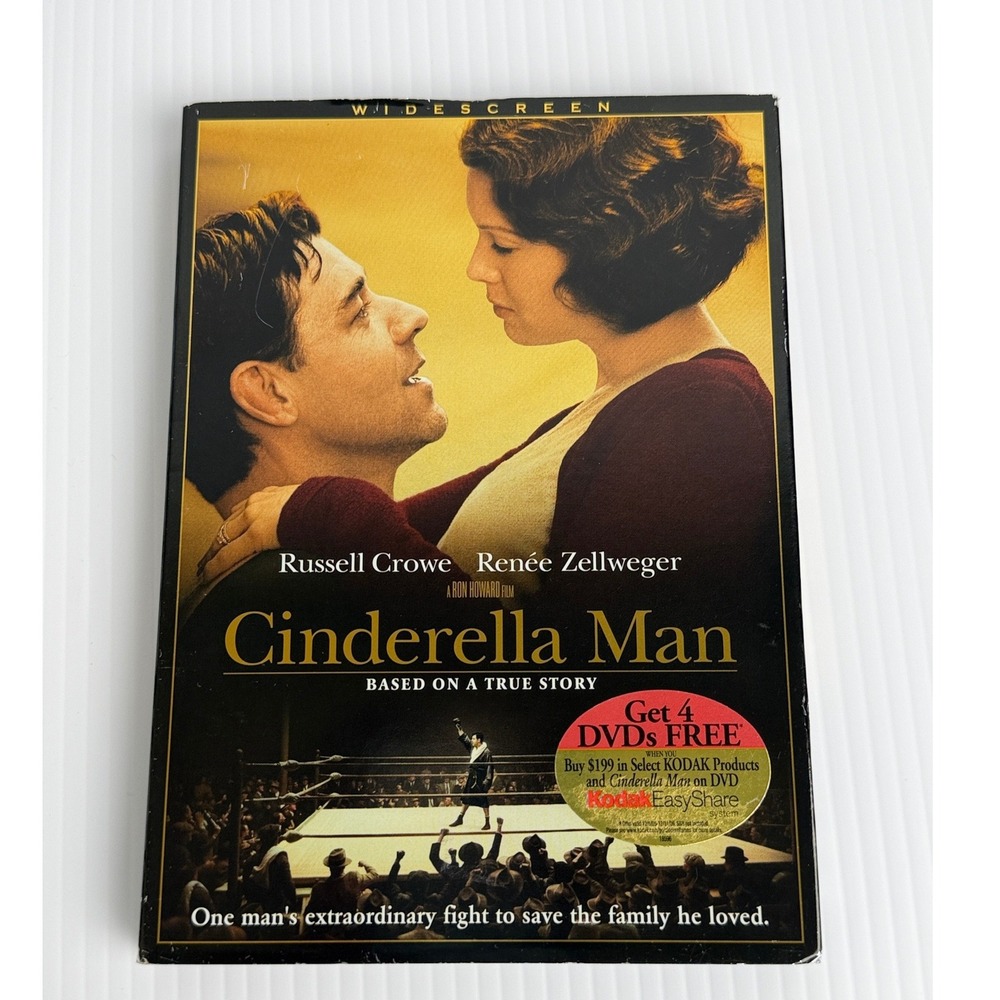 Cinderella Man DVD 2005 Widescreen Russell Crowe Renee Zellweger PG-13